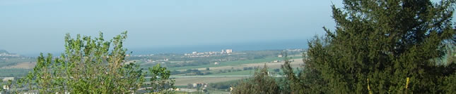 panorama di loreto e atleti STV